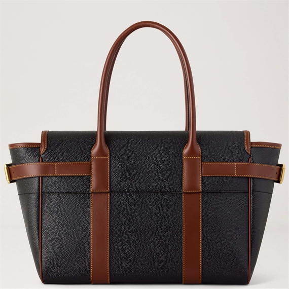 Mulberry Bayswater Black & Cognac Scotchgrain